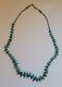 Vintage Navajo Turquoise and Heishi Necklace, 24 Long