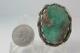 Vintage Old Pawn Navajo Turquoise Sterling Silver Ring Size 9 #557