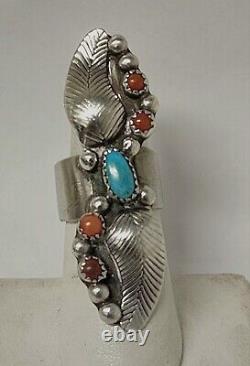 Vintage Retro NAVAJO Southwest Style Sterling TURQUOISE RINGS Wholesale LOT 6