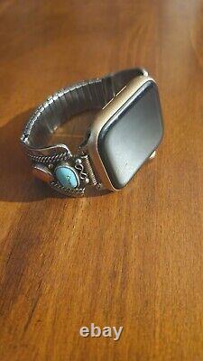Vintage sterling silver Turquoise Navajo Native American apple watch band