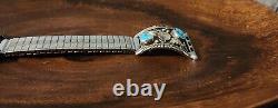 Vintage sterling silver Turquoise Navajo Native American apple watch band