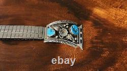 Vintage sterling silver Turquoise Navajo Native American apple watch band