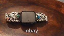 Vintage sterling silver Turquoise Navajo apple watch band