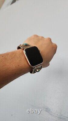 Vintage sterling silver Turquoise Navajo apple watch band